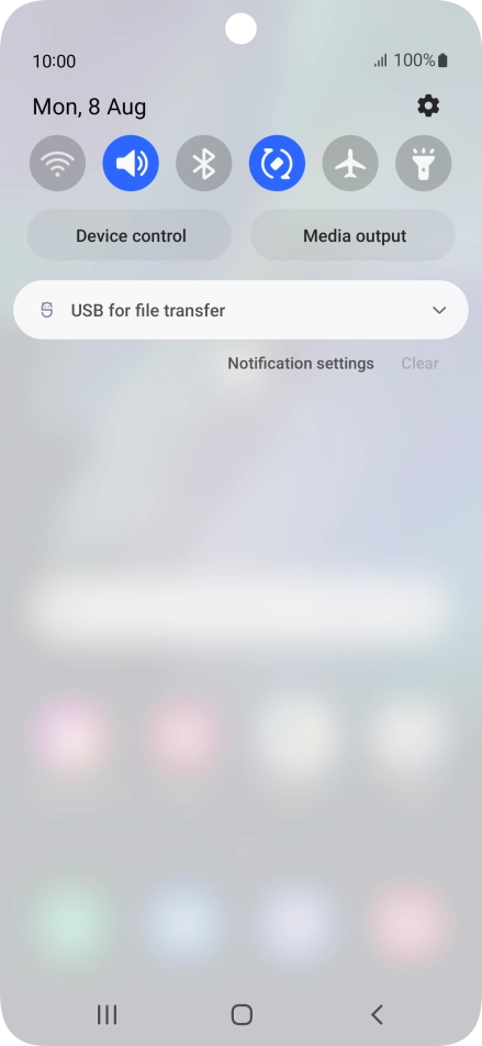 Press the drop down list.