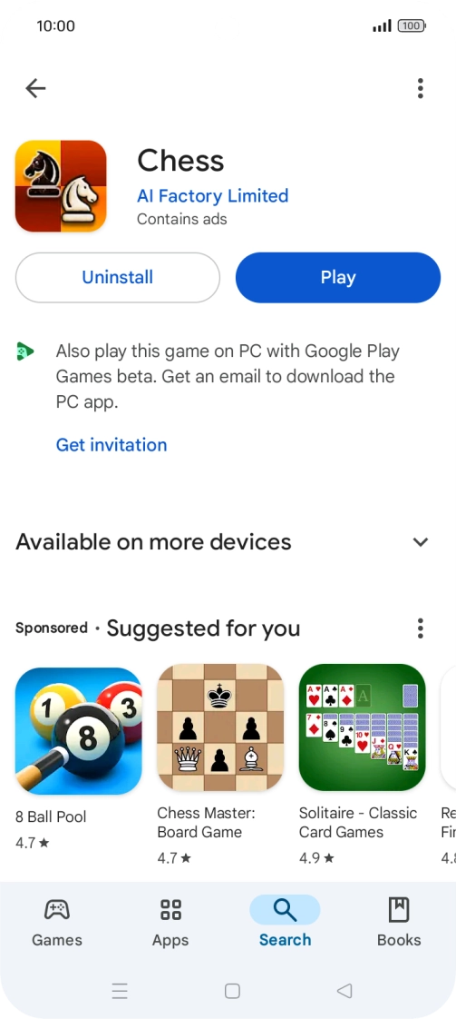 Press the Home key to return to the home screen.