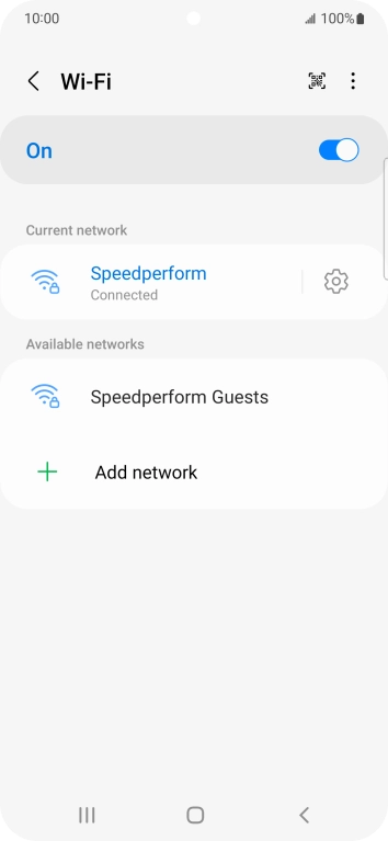 Press the Home key to return to the home screen.