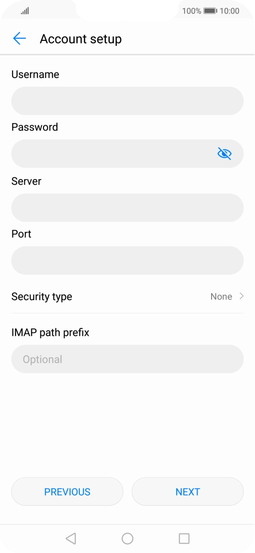 Press the field below 