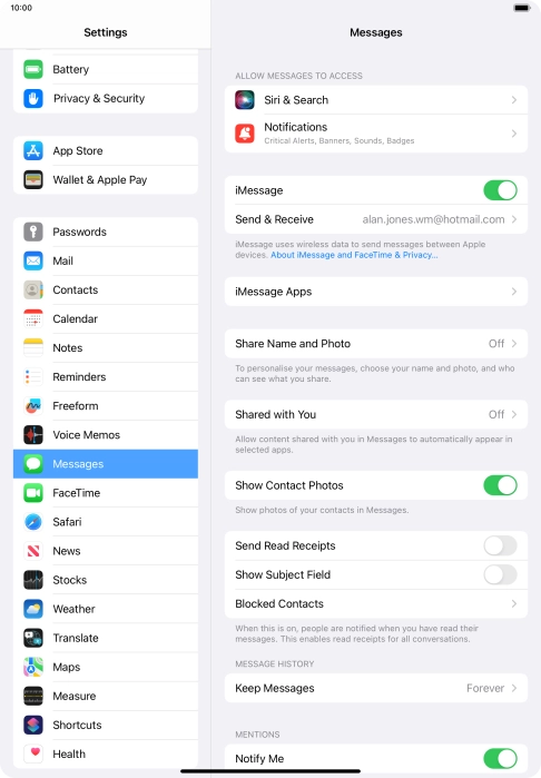 Slide your finger upwards starting from the bottom of the screen to return to the home screen.