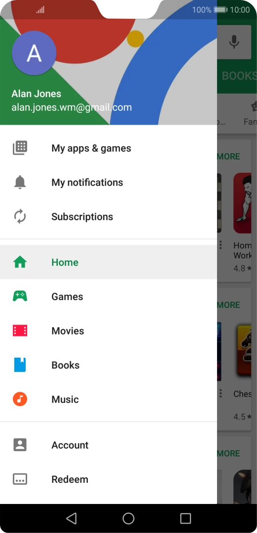 Press My apps & games.