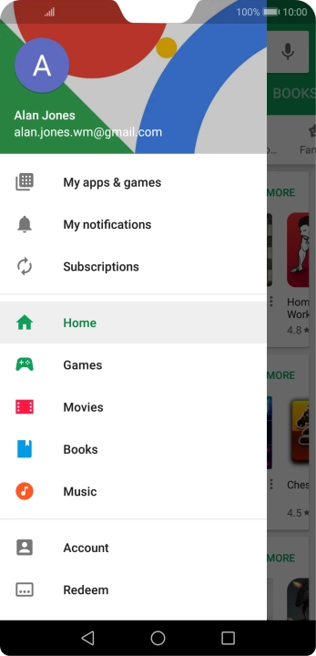 Press My apps & games.