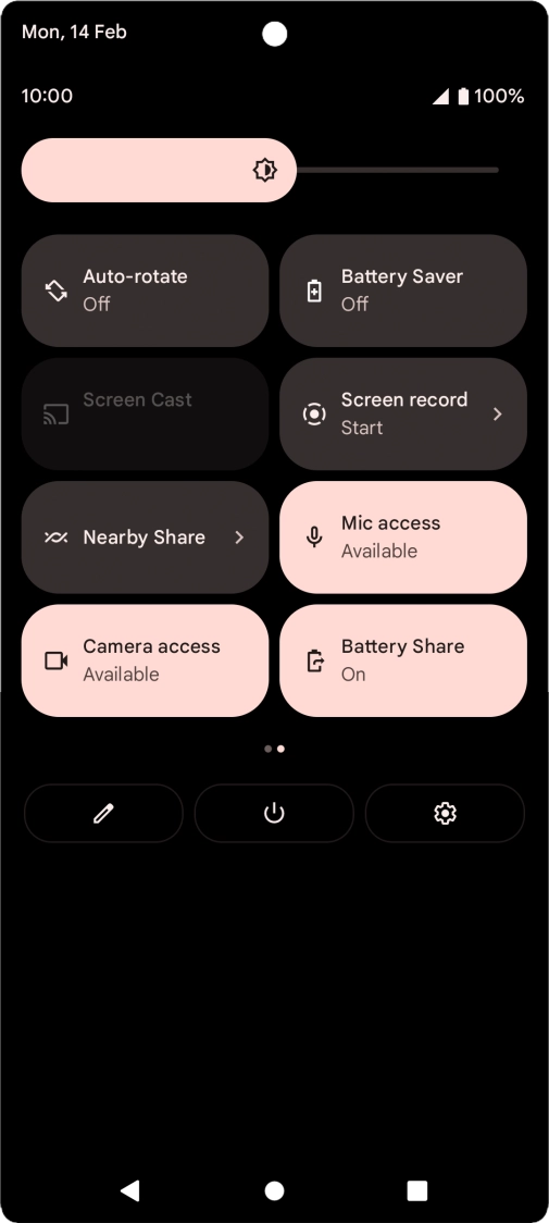 Slide your finger upwards starting from the bottom of the screen to return to the home screen.