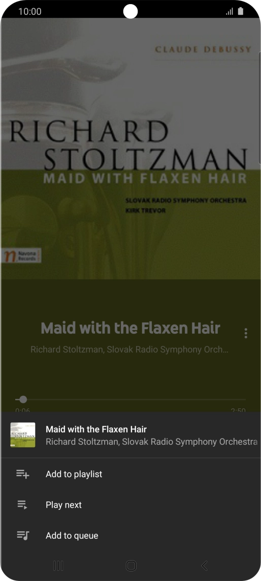 Press Add to playlist.