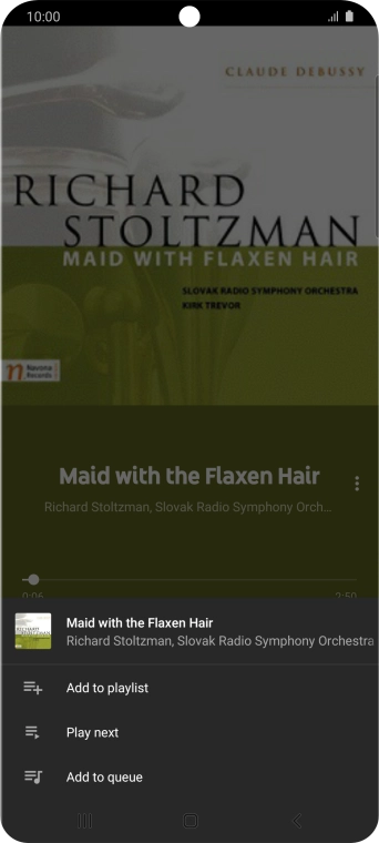 Press Add to playlist.