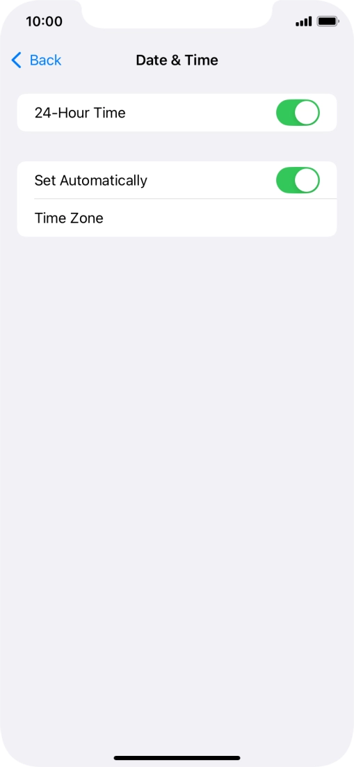 Slide your finger upwards starting from the bottom of the screen to return to the home screen.