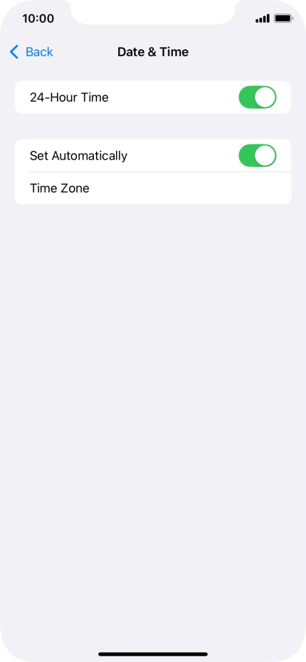 Slide your finger upwards starting from the bottom of the screen to return to the home screen.