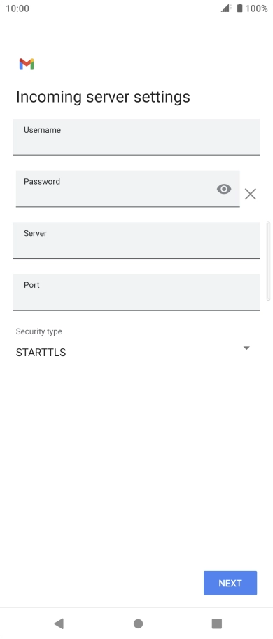 Press the field below 