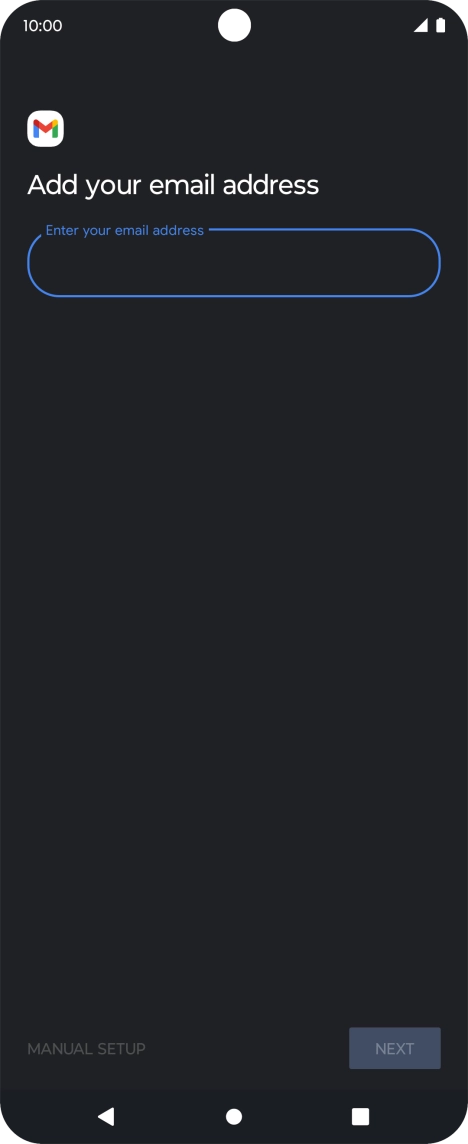 Press the field below 