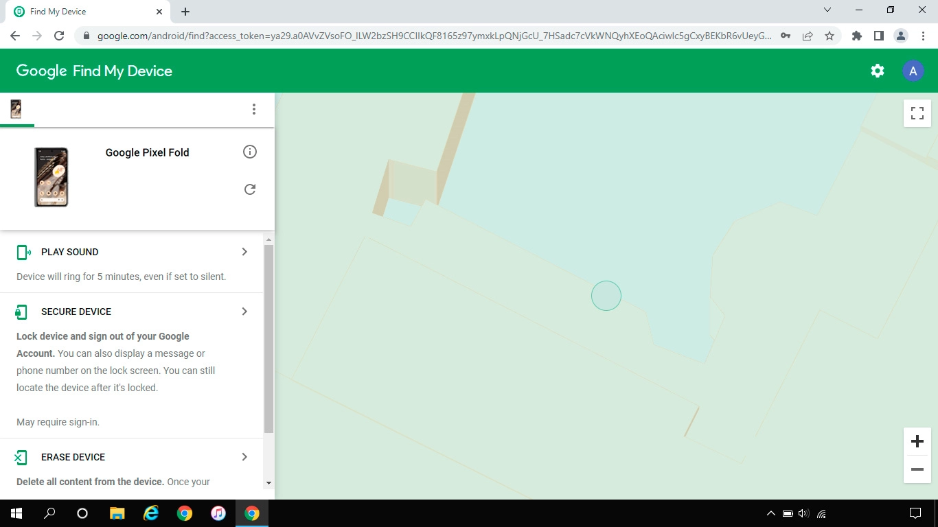 Click the required device.