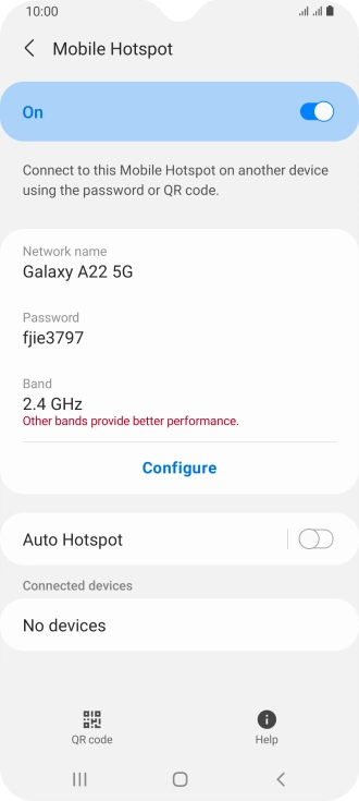 Press the Home key to return to the home screen.