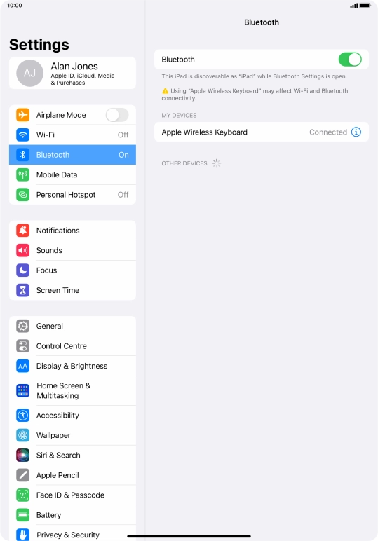 Slide your finger upwards starting from the bottom of the screen to return to the home screen.