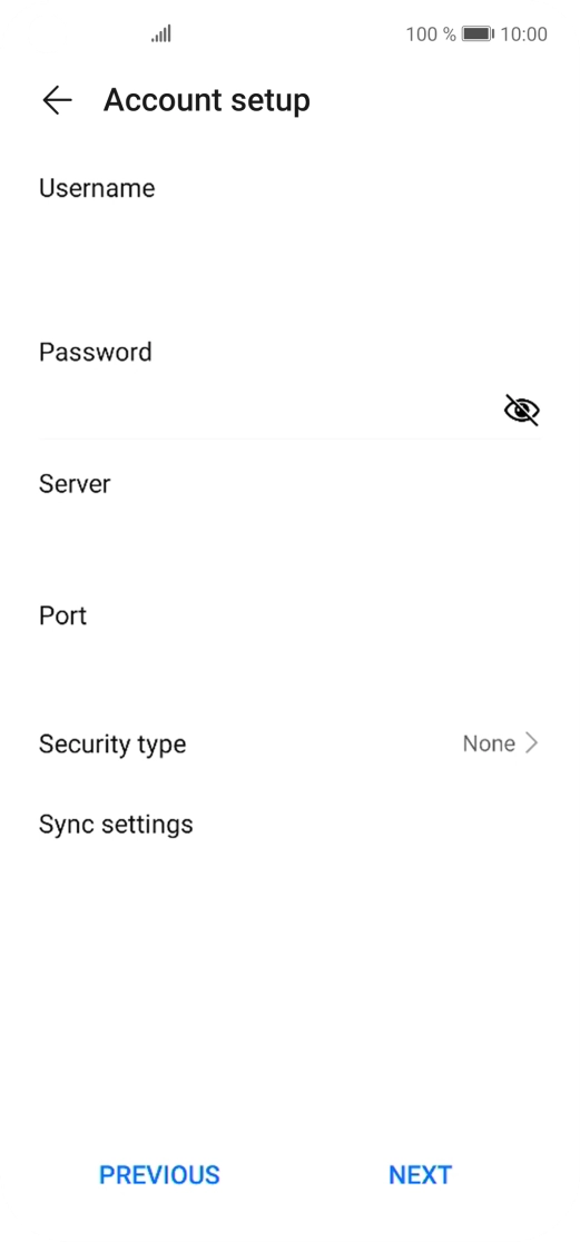 Press the field below 