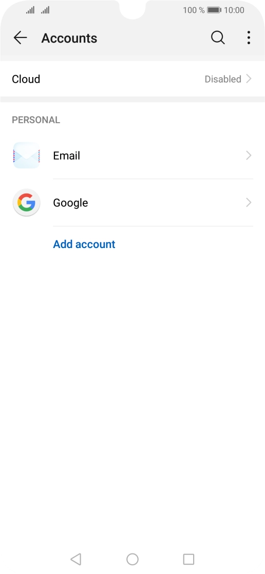 Press the Home key to return to the home screen.
