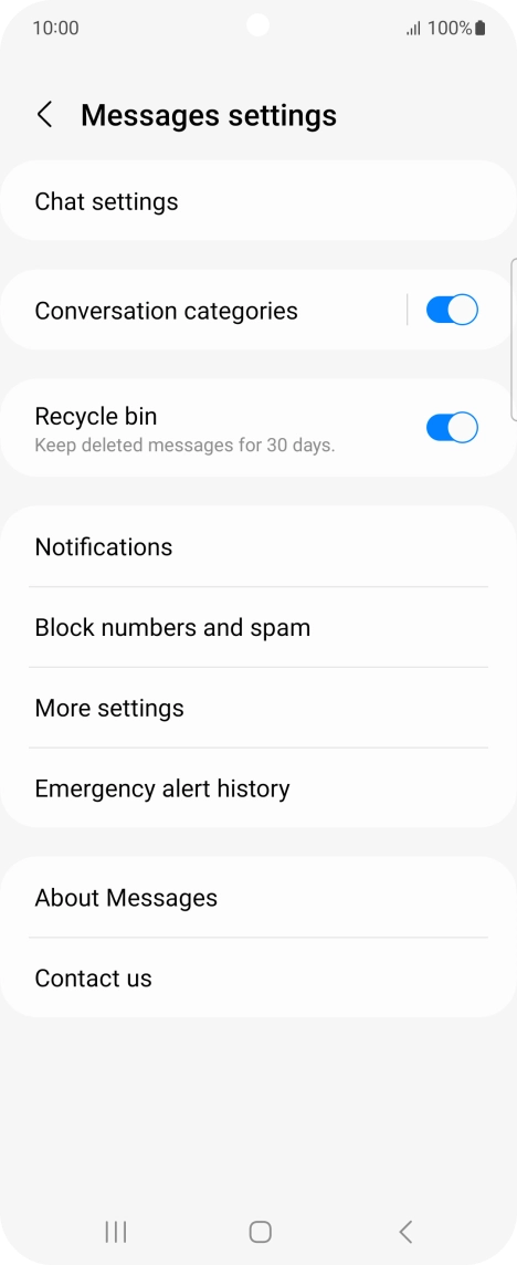Press More settings.