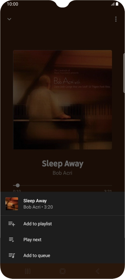 Press Add to playlist.