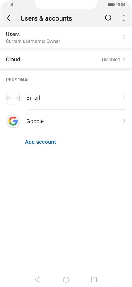 Press the Home key to return to the home screen.