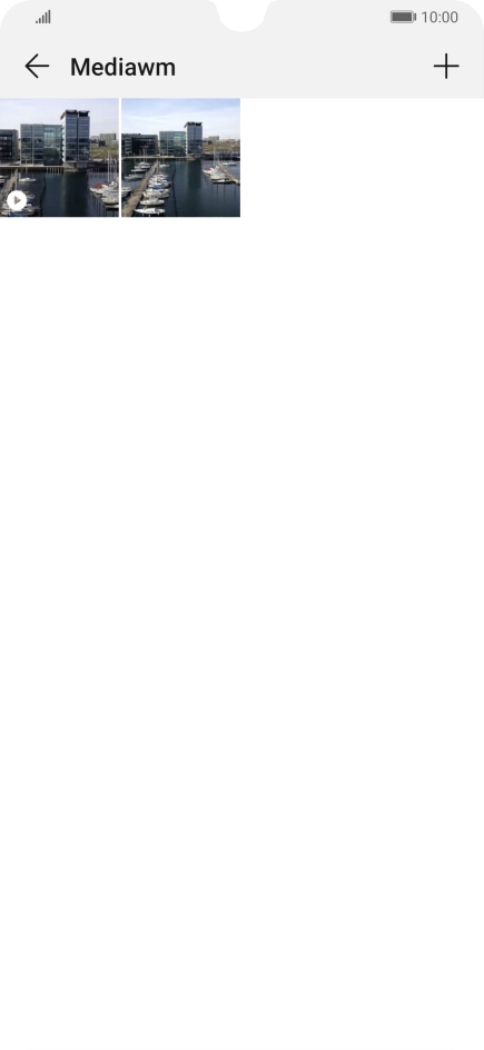 Press and hold any picture or video clip.