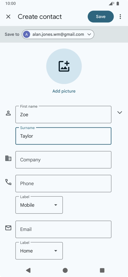 Press Phone and key in the phone number.