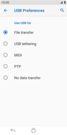 Press File transfer.