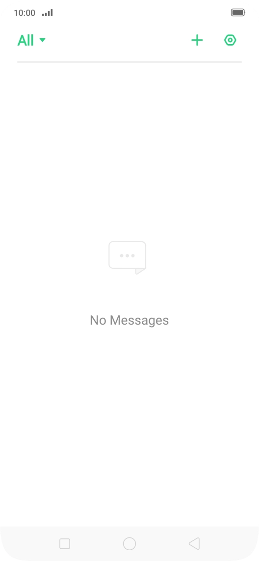 Press the settings icon.