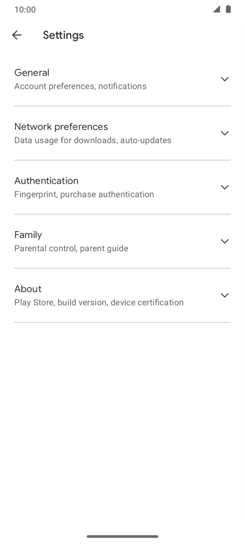 Press Network preferences.