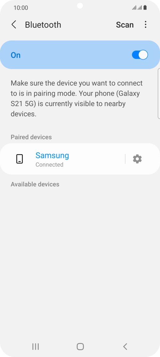 Press the Home key to return to the home screen.