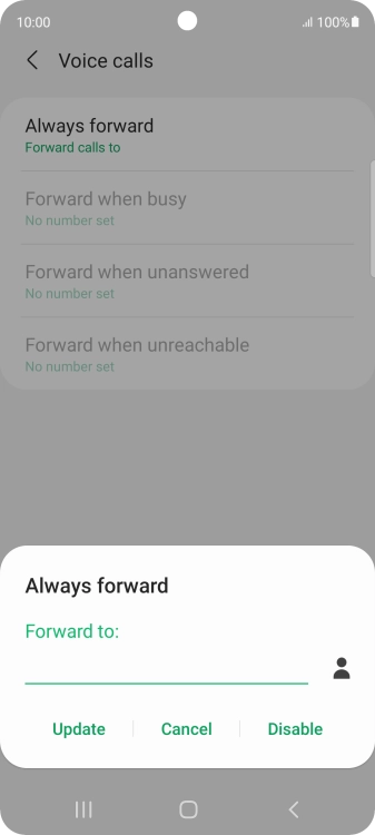 Press Disable.