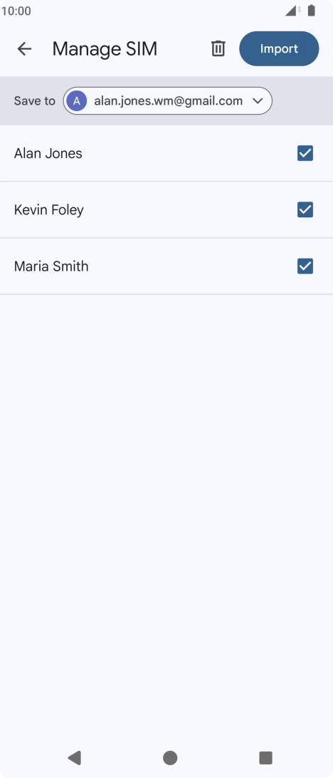 Press the drop down list next to 