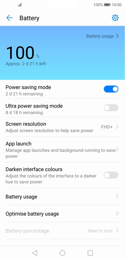 Press the Home key to return to the home screen.