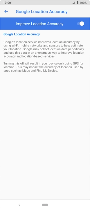 If you press the indicator next to 