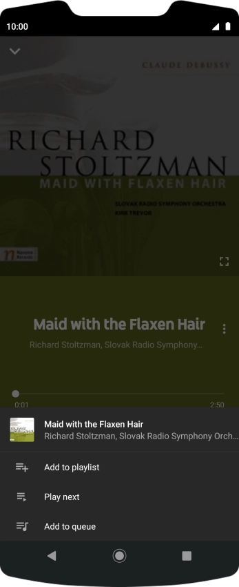 Press Add to playlist.