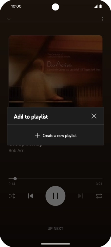 Press Create a new playlist.
