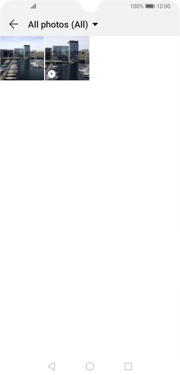 Press and hold any picture or video clip.