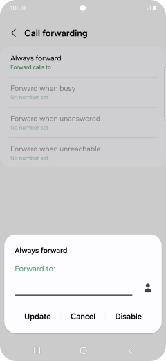 Press Disable.
