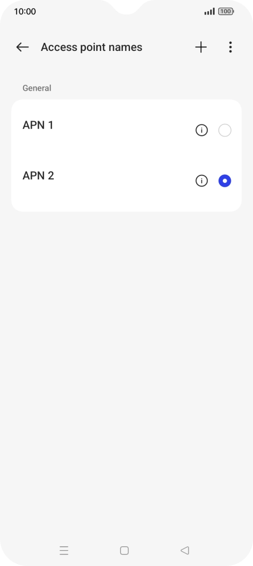 Press the Home key to return to the home screen.