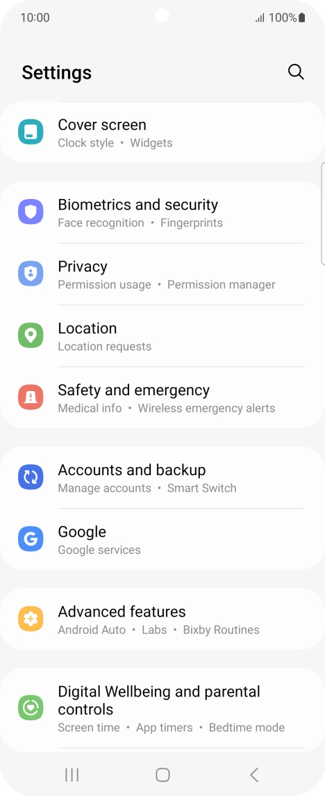Press Biometrics and security.