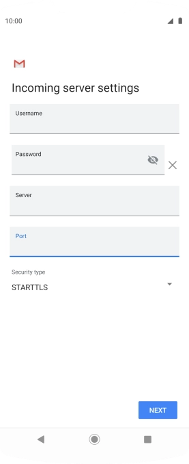 Press the drop down list below 