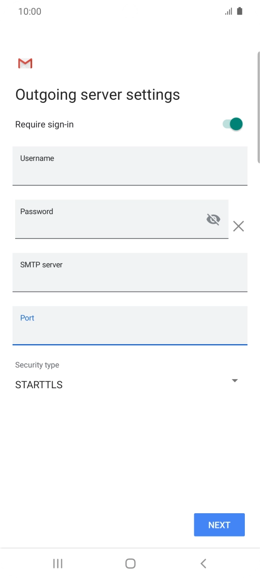 Press the drop down list below 