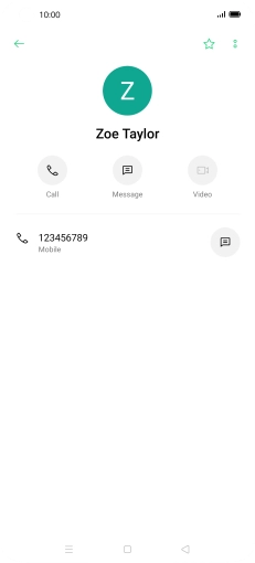 Press the Home key to return to the home screen.