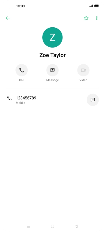 Press the Home key to return to the home screen.