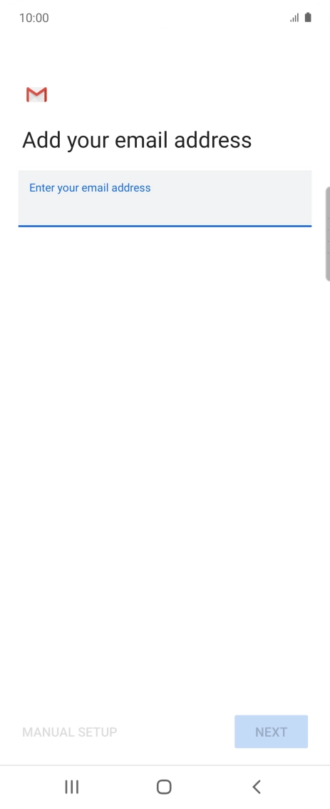 Press the field below 