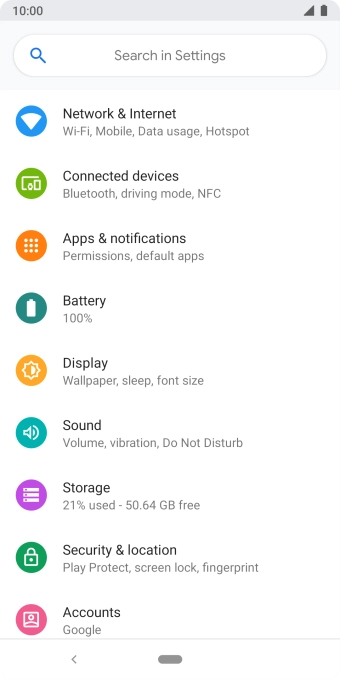 Press Battery.