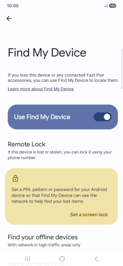Press the Home key to return to the home screen.
