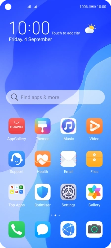 When the battery charging icon is displayed, charging is in progress.