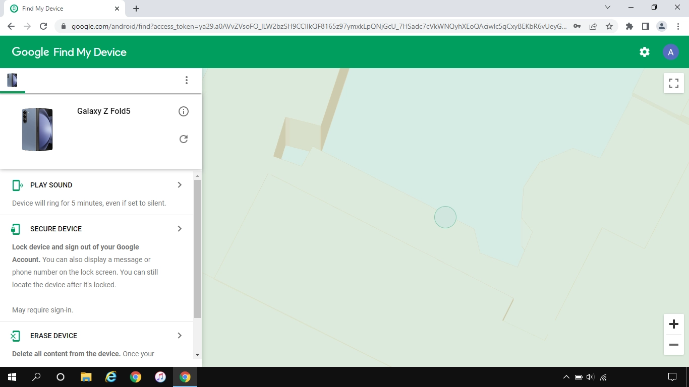 Click the required device.