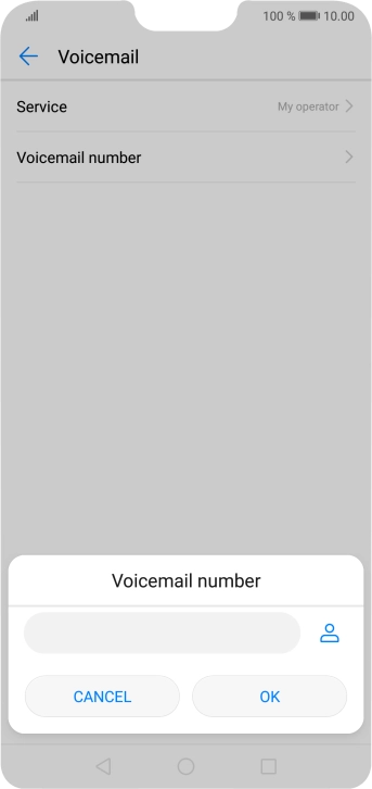 Key in +447953222222 and press OK.