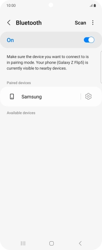 Press the Home key to return to the home screen.