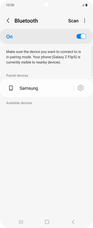 Press the Home key to return to the home screen.